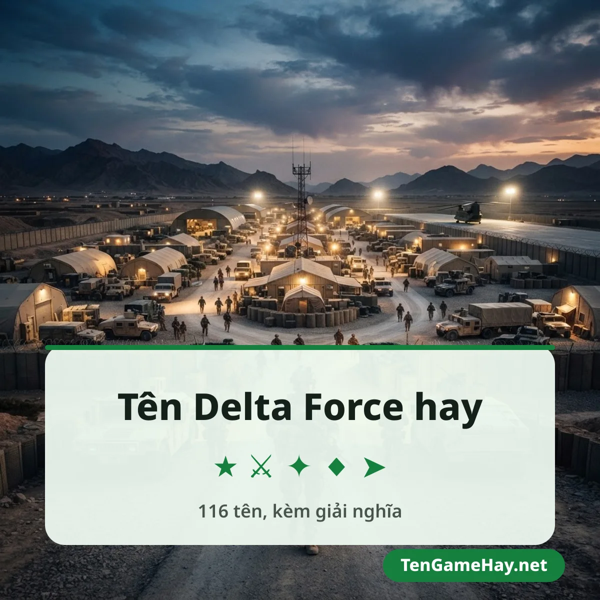 Tên Delta Force hay cho nam và nữ