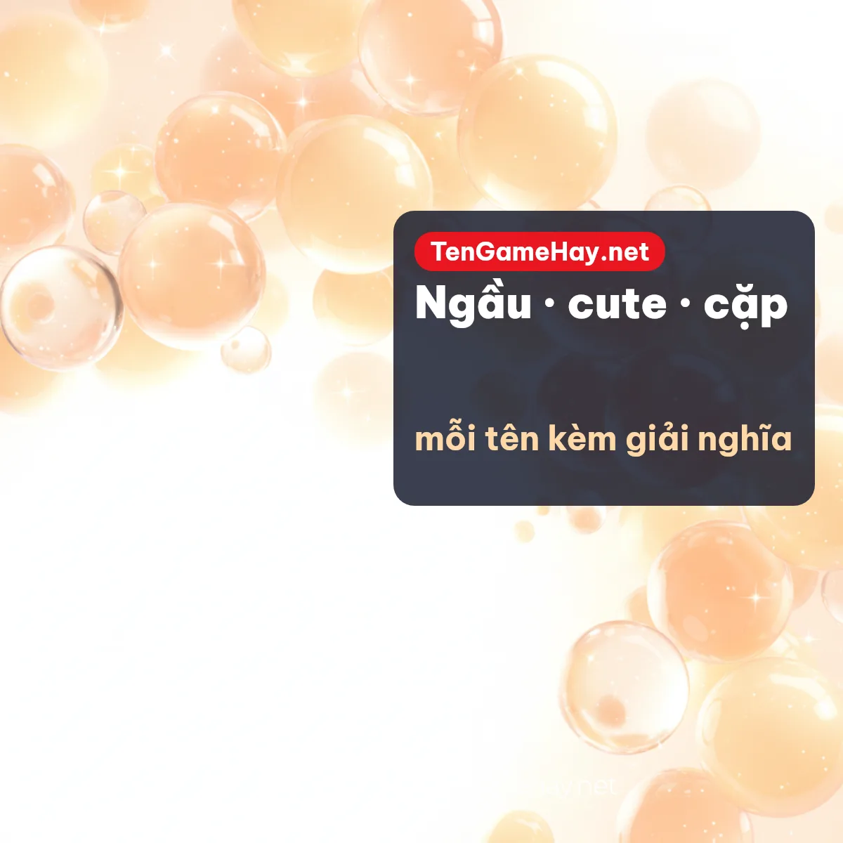 Tên Gunny ngầu, cute và tên cặp kèm giải nghĩa